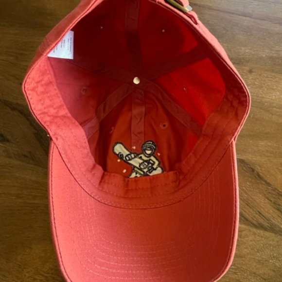 Life Is GOOD Jake Snowboarding Hat Orange/Pink Peach‎ Adjustable Strap Back Cap - Picture 5 of 6